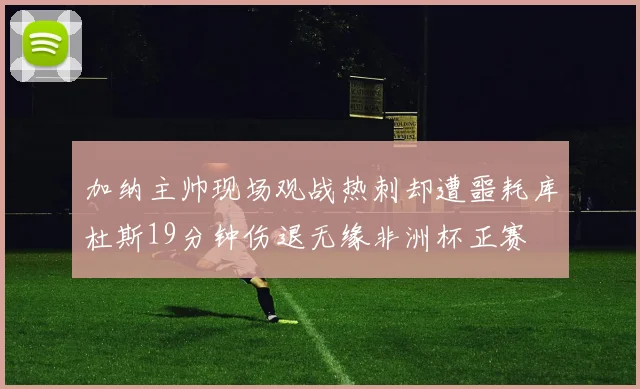 加纳主帅现场观战热刺却遭噩耗库杜斯19分钟伤退无缘非洲杯正赛
